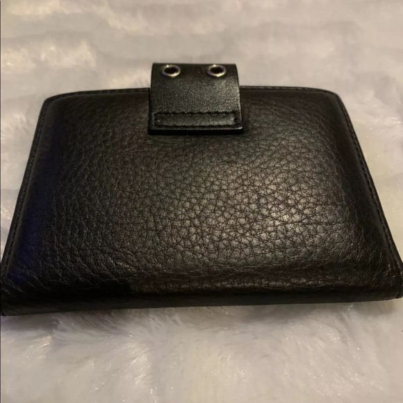 Dior Black Leather Compact Wallet - Picture 3 of 11